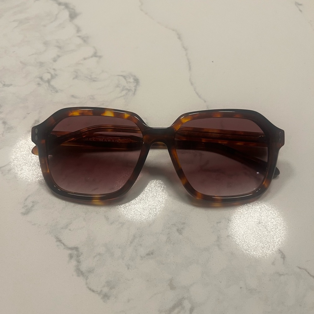 Isabel Marant Tortoiseshell Sunglasses with case